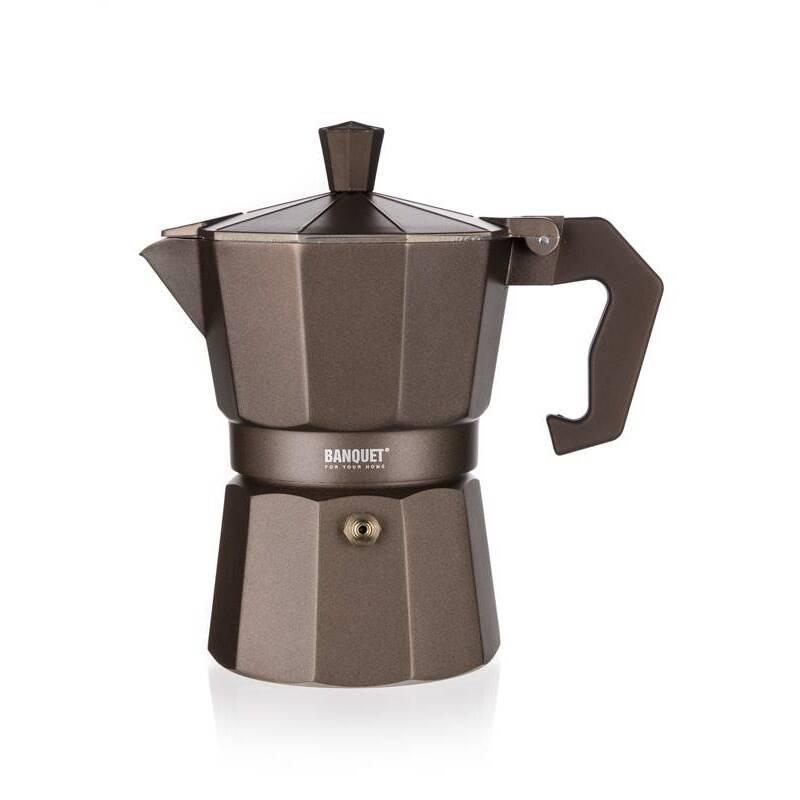 Moka konvice BANQUET CAMPI Dark Brown