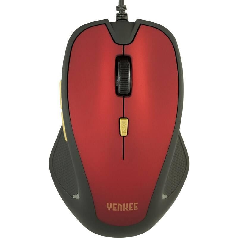 Myš YENKEE YMS 1010RD USB Dakar červená