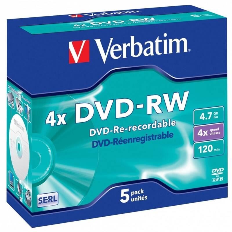Disk Verbatim DVD-RW SERL 4,7GB, 4x,