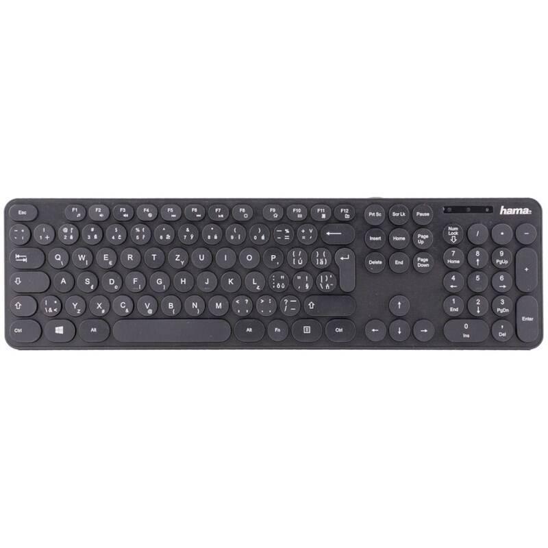 Klávesnice Hama KC-500, CZ SK černá