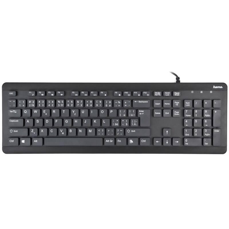 Klávesnice Hama KC-600, CZ SK černá