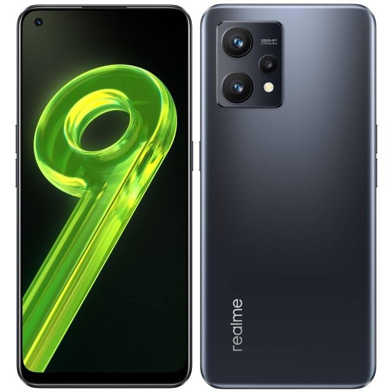 Mobilní telefon realme 9 - Meteor Black, Mobilní, telefon, realme, 9, Meteor, Black