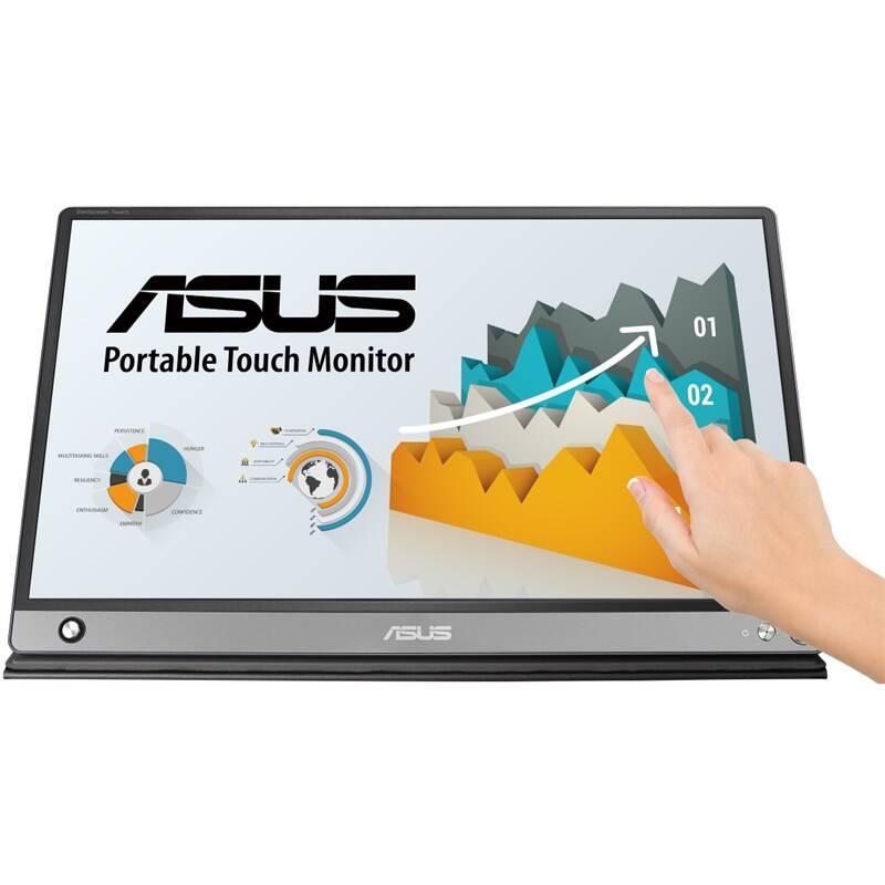 Monitor Asus ZenScreen Touch MB16AMT šedý