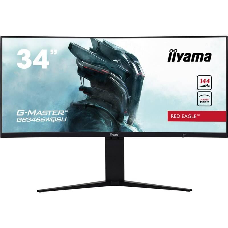 Monitor IIYAMA G-Master GB3466WQSU-B1 černý, Monitor, IIYAMA, G-Master, GB3466WQSU-B1, černý