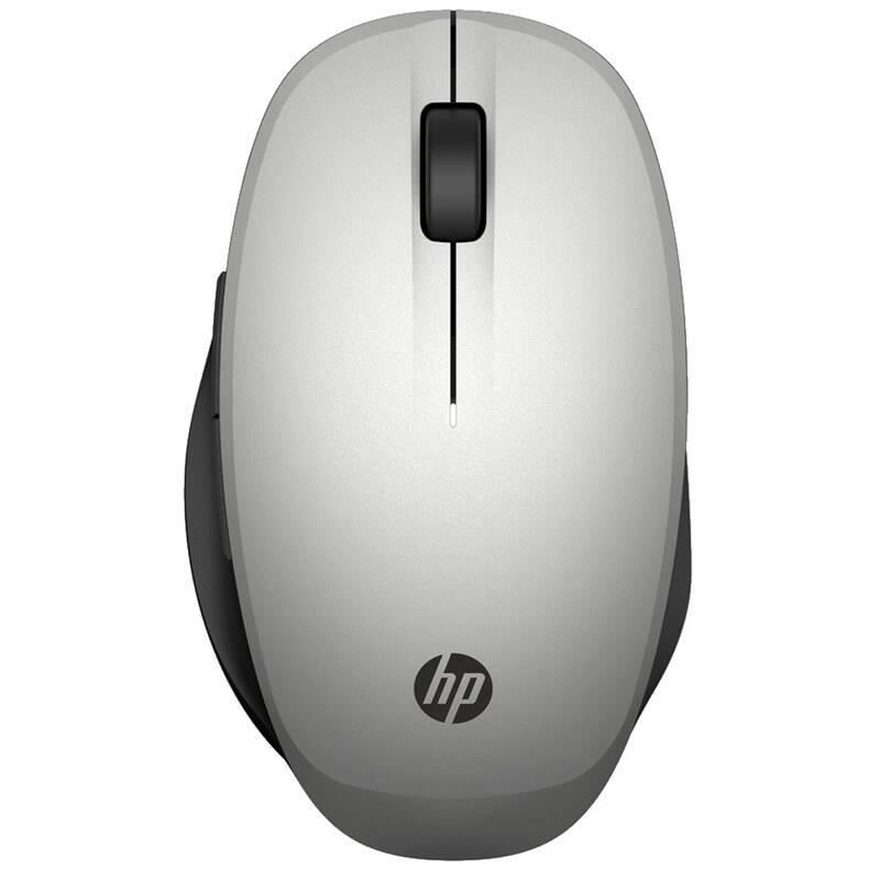 Myš HP 300 Dual Mode stříbrná