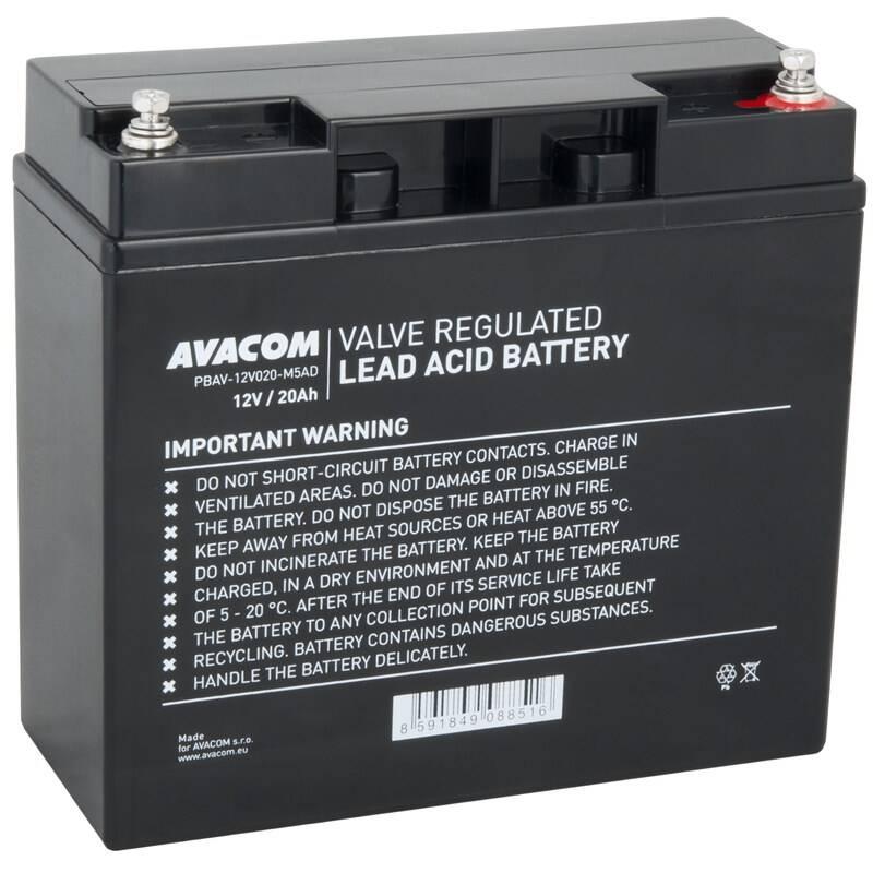 Olověný akumulátor Avacom 12V 20Ah M5