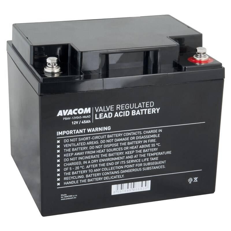 Olověný akumulátor Avacom 12V 45Ah M6