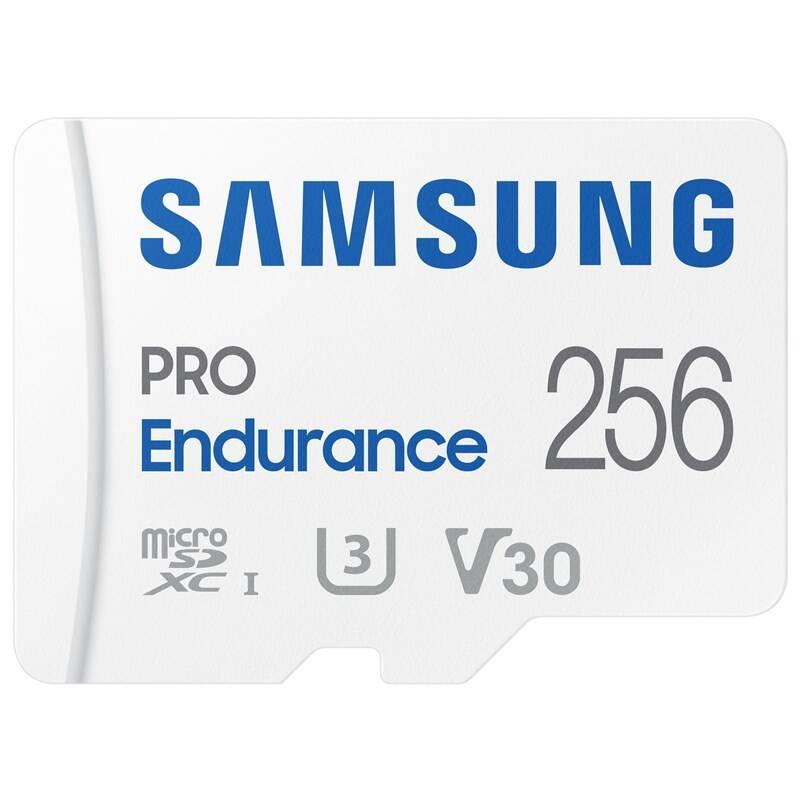 Paměťová karta Samsung Micro SDXC Pro Endurance 256GB UHS-I U1 SD adaptér