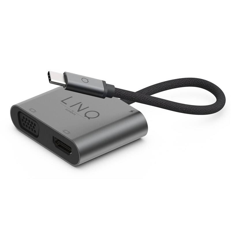 Redukce Linq byELEMENTS 4in1 USB-C HDMI, Redukce, Linq, byELEMENTS, 4in1, USB-C, HDMI