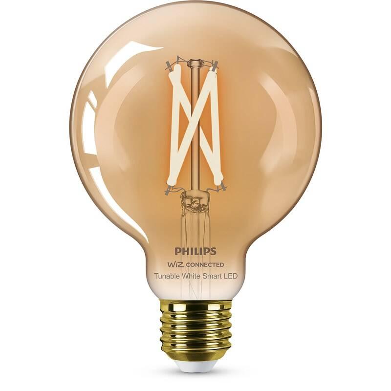 Chytrá žárovka Philips Smart LED 7W, E27, jantarové sklo, Tunable White, Chytrá, žárovka, Philips, Smart, LED, 7W, E27, jantarové, sklo, Tunable, White