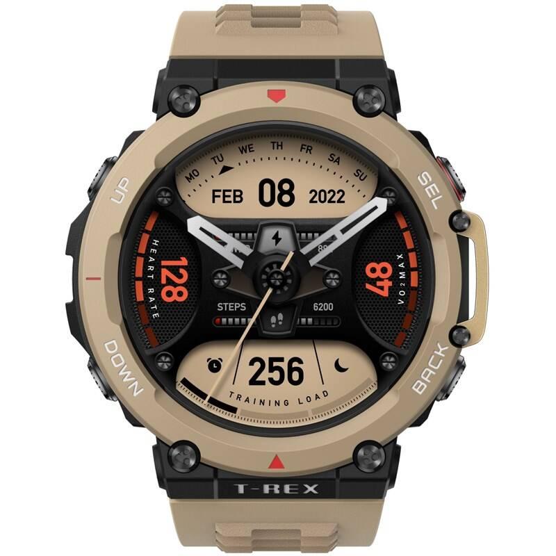 Chytré hodinky Amazfit T-Rex 2 - Desert Khaki