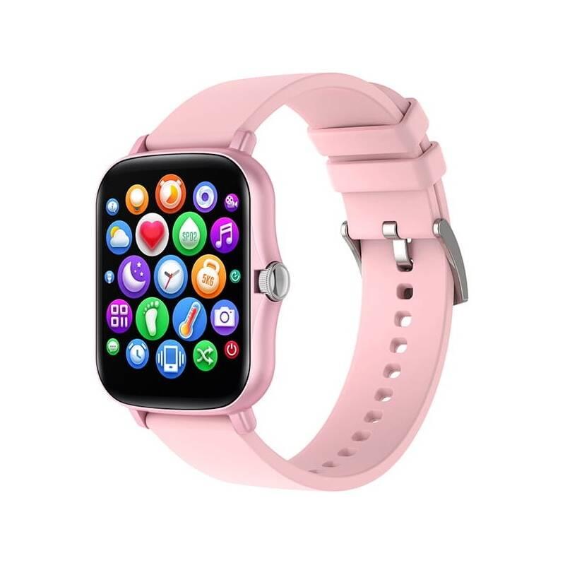 Chytré hodinky Garett Sport Activity růžové, Chytré, hodinky, Garett, Sport, Activity, růžové