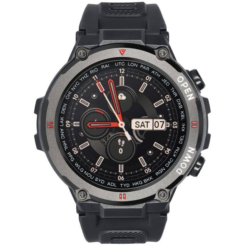 Chytré hodinky Garett Sport Tactic černé, Chytré, hodinky, Garett, Sport, Tactic, černé