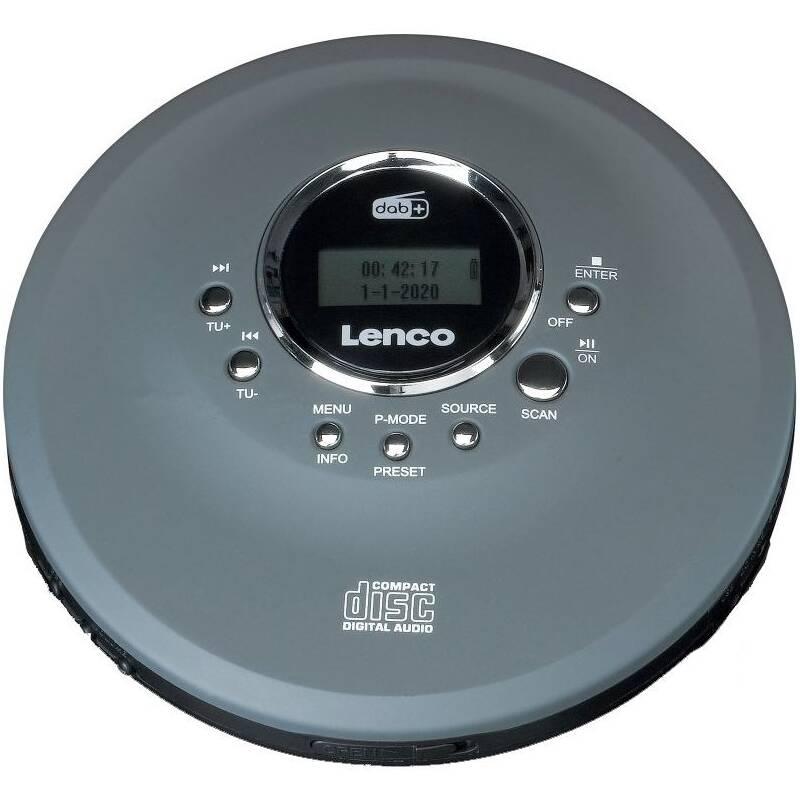 Discman Lenco CD-400 šedý, Discman, Lenco, CD-400, šedý
