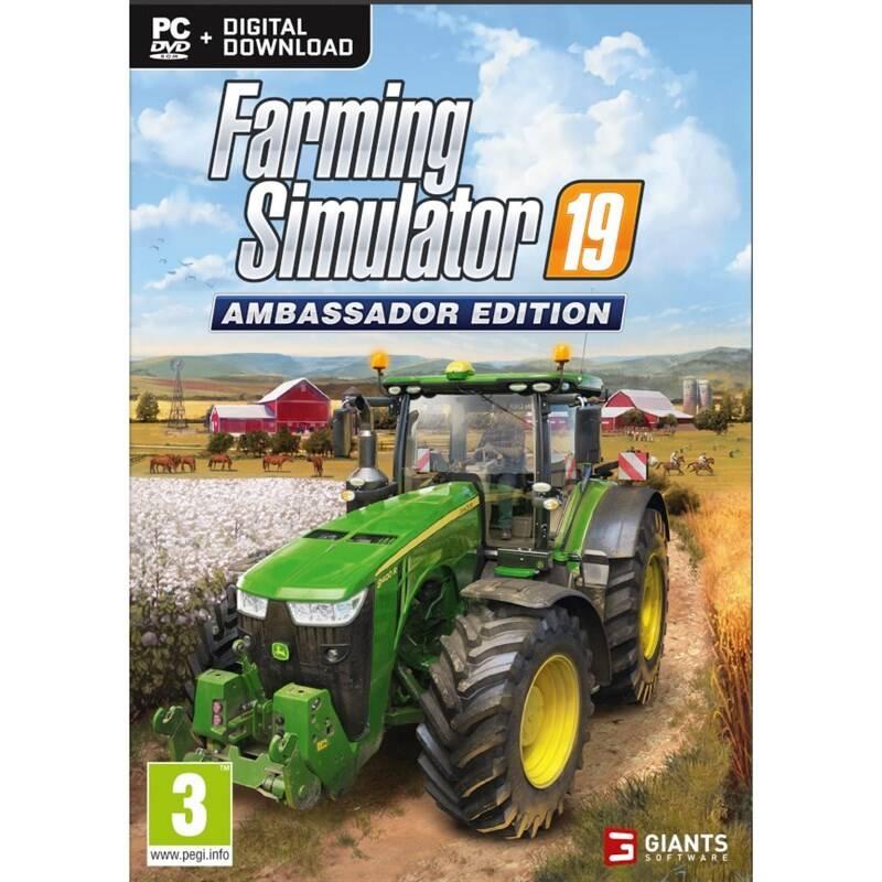 Hra GIANTS software PC Farming Simulator 19: Ambassador Edition, Hra, GIANTS, software, PC, Farming, Simulator, 19:, Ambassador, Edition