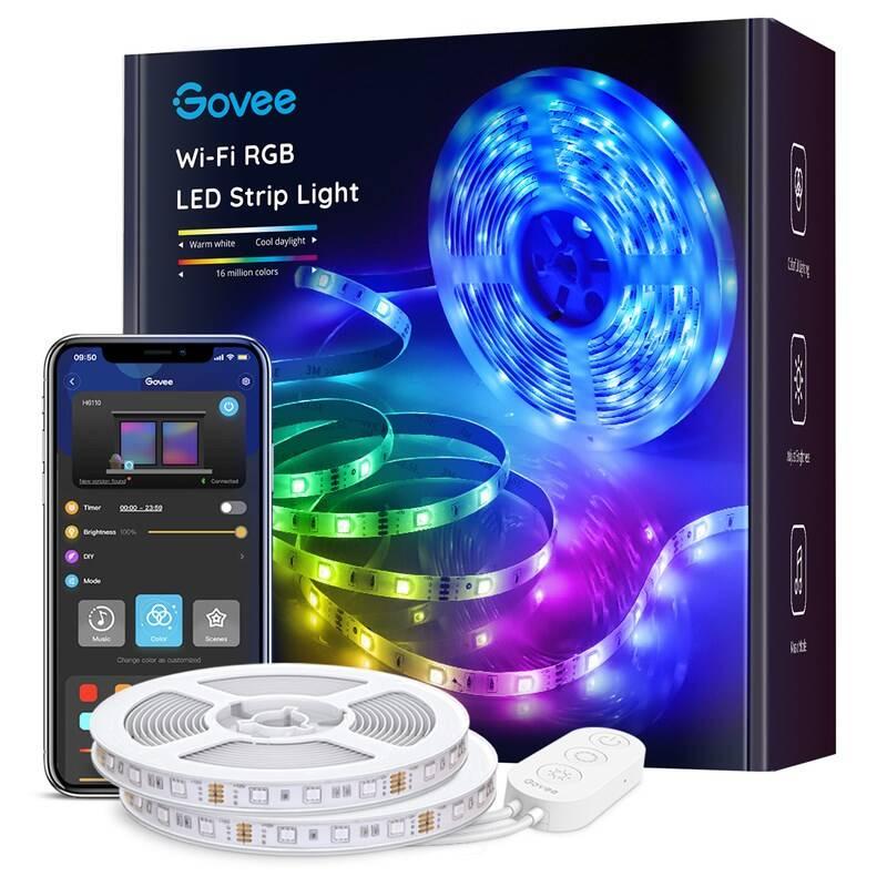 LED pásek Govee WiFi RGB Smart, 10m, LED, pásek, Govee, WiFi, RGB, Smart, 10m