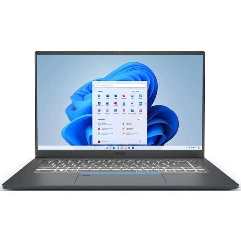 Notebook MSI Prestige 15 A12UC-072CZ šedý
