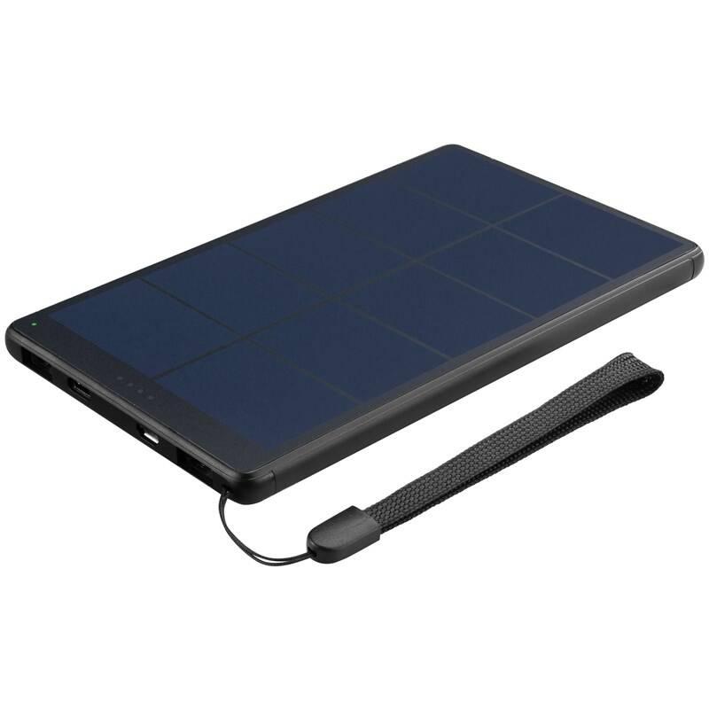 Powerbank Sandberg Urban Solar 10000 mAh černá, Powerbank, Sandberg, Urban, Solar, 10000, mAh, černá