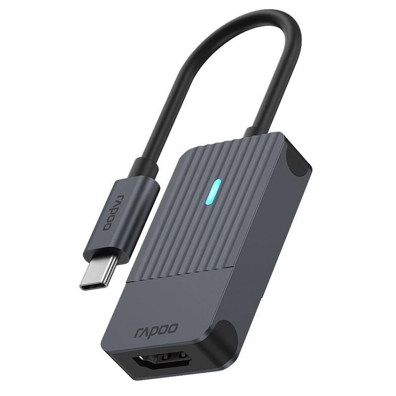 Redukce Rapoo USB-C HDMI černá