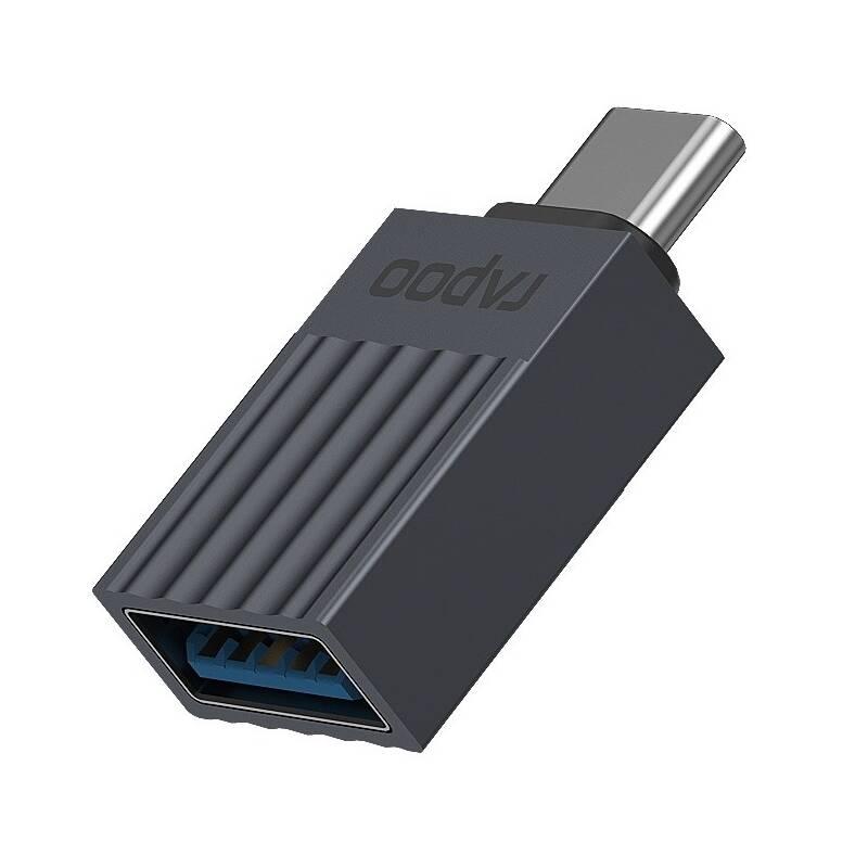 Redukce Rapoo USB-C USB-A černá, Redukce, Rapoo, USB-C, USB-A, černá