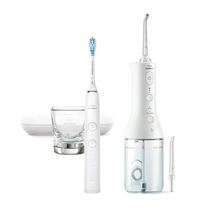 Set výrobků Philips Sonicare DiamondClean nové generace HX3866 41 bílý