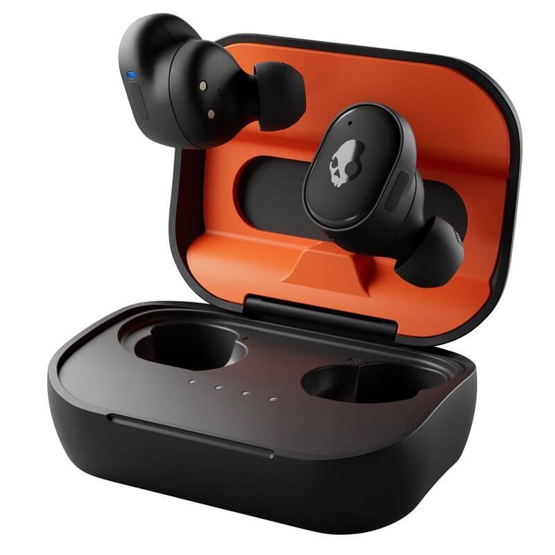 Sluchátka Skullcandy Grind Fuel černá oranžová