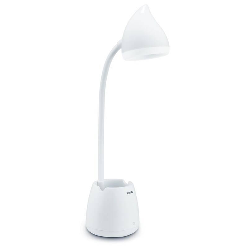 Stolní LED lampička Philips Hat bílá